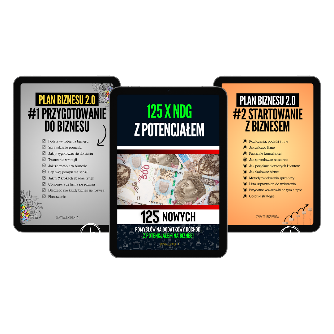 Zestaw – 125 x NDG z potencjałem + Plan Biznesu 2.0